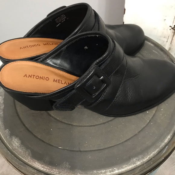 Antonio Melani Leather Mules - Picture 6 of 11